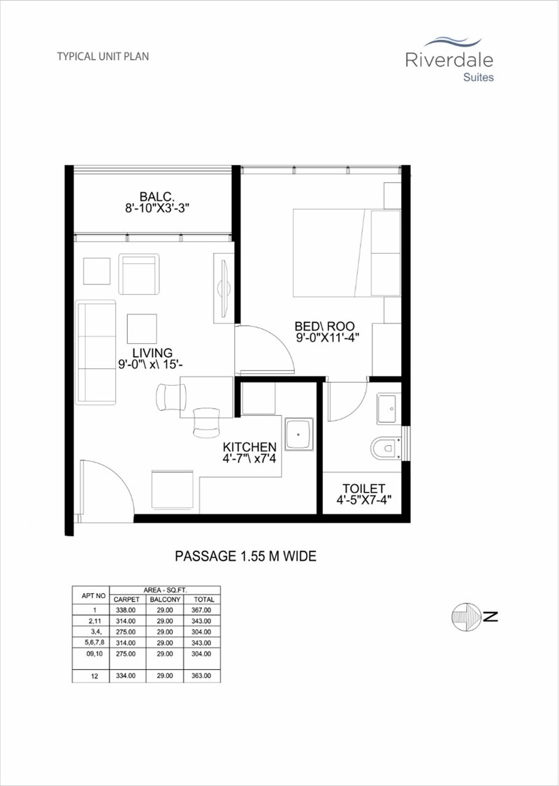INDIVIDUAL UNIT PLAN Apartment Image